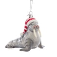 thumbnail image 1 of Kurt S. Adler 4.5-Inch Noble Gems Glass Walrus Ornament, 1 of 2