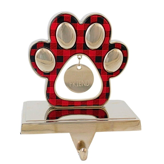 Kurt S. Adler 4.50In Dog Stocking Holder, Metal, Puppy Best Friend H1651 Paw