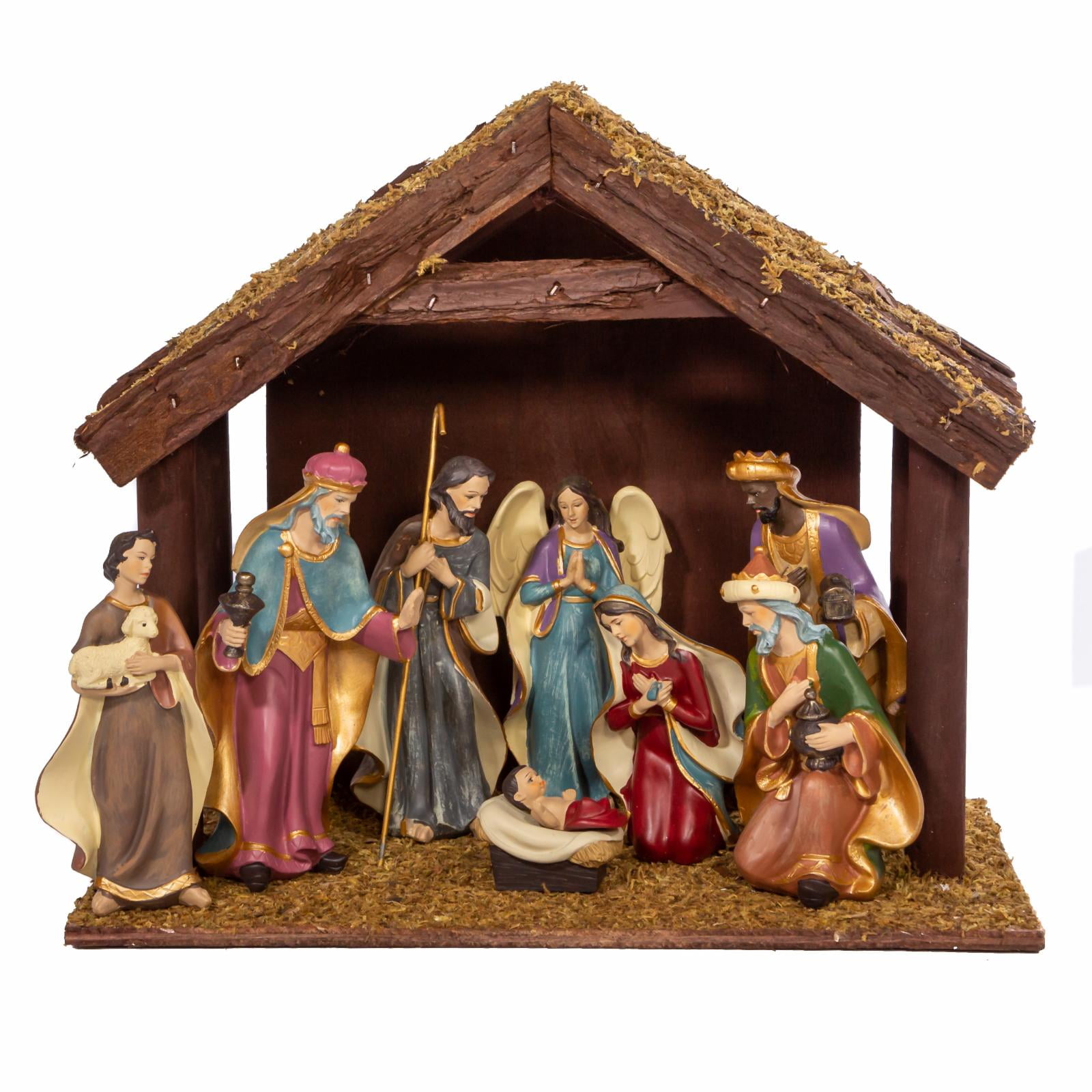 Kurt S. Adler 6.25 in. 8 Piece Nativity Set