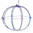 thumbnail image 1 of Kurt S. Adler 8 in. RGB Superbright LED Clear Wire Foldable Metal Sphere, 1 of 9