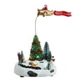 thumbnail image 1 of Kurt S. Adler 9.6 in. Battery Operated Multi Color LED Lighted Santa Christmas Scene Table Piece, 1 of 1
