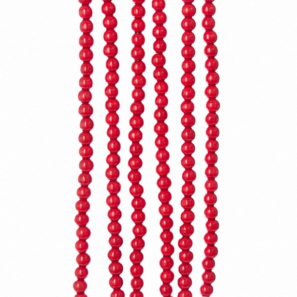 Beautiful Red Beads With Strong Old Rustic Accent Beads Raw -  in 2023