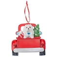 thumbnail image 1 of Kurt Adler A1940MT Maltese in Back of Truck Ornament for Personalization, 5-inch High, Resin, 1 of 2
