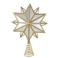 thumbnail image 1 of Kurt S. Adler Acrylic Gold Star Tree Toppers, 13.5-Inches, 1 of 3