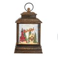 thumbnail image 1 of Kurt S. Adler 10.4-Inch Battery-Operated Light-Up Santa Water Projector Lantern – Holiday Décor, 1 of 4