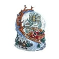thumbnail image 1 of Kurt S. Adler Battery-Operated Musical Santa and SLED Waterglobe Water Globes, 120MM, Multi-Colored, 1 of 7