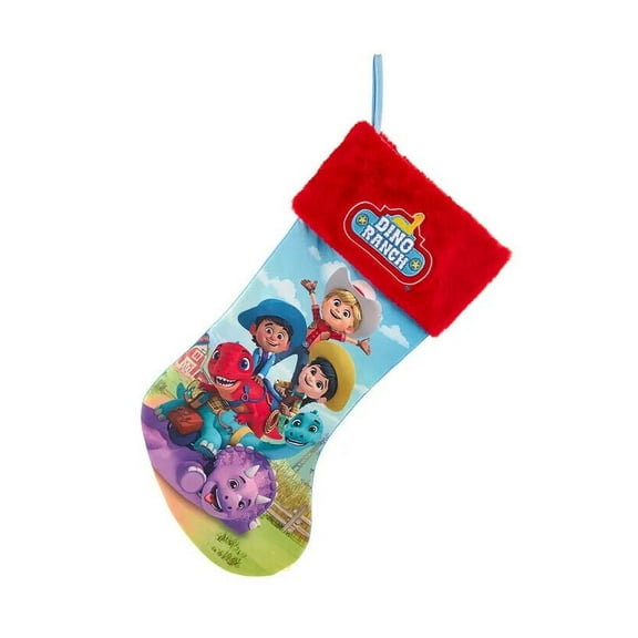 Kurt S. Adler Dino Ranch Riders Stocking, 18.5-Inches, Multicolor
