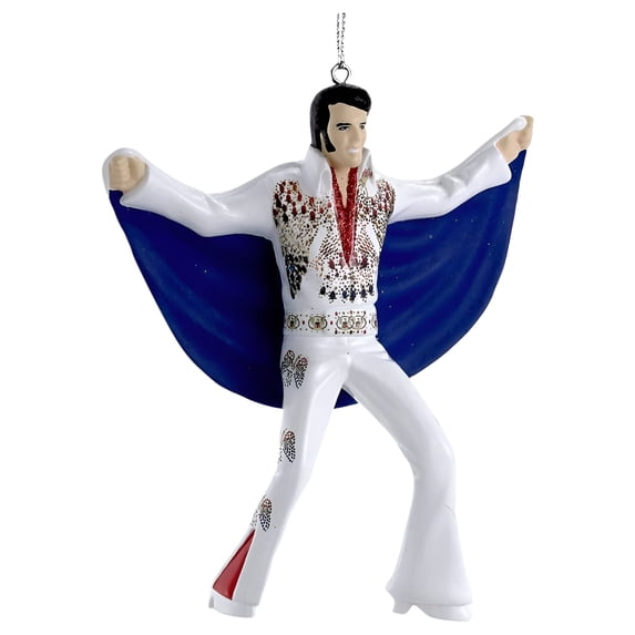 Kurt S. Adler Elvis in Eagle Suit w/ Cape 4.5-Inch Ornament, 1 Count