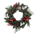 thumbnail image 1 of Kurt S. Adler H4014 Wreath, Multi-Colored, 1 of 4