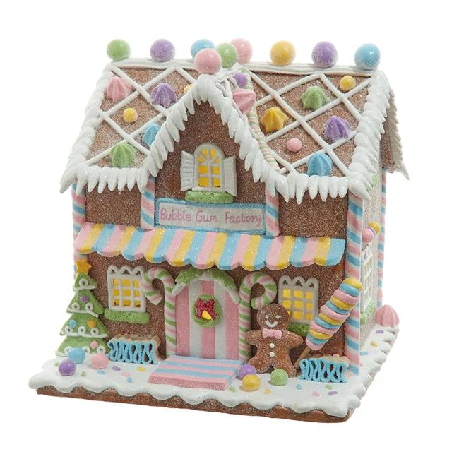 Kurt S. Adler JEL1415 8.07 in. Battery Operated LED Lighted Gingerbread ...