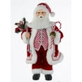 thumbnail image 1 of Kurt S. Adler Kringle Klaus Peppermint Santa, 17.5-Inches, Multi-Colored, 1 of 4