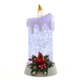 thumbnail image 1 of Kurt S. Adler Kurt Adler 8.5-Inch Battery Operated Color Changing LED Lighted Cardinal Candle, White, 1 of 3