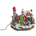 thumbnail image 1 of Kurt S. Adler Light Up Musical Christmas Village Table Piece, 9.25-Inch, Multi-Color, 1 of 4