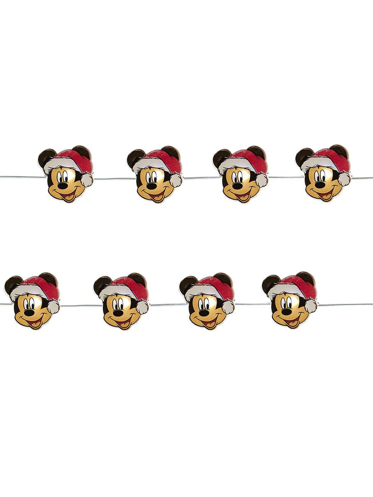 Mickey Mouse Christmas LED Fairy Lights with Timer