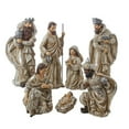 thumbnail image 1 of Kurt S. Adler Resin Table, 7 Piece Nativity Set, 3-13-Inches, Multi-Colored, 1 of 4