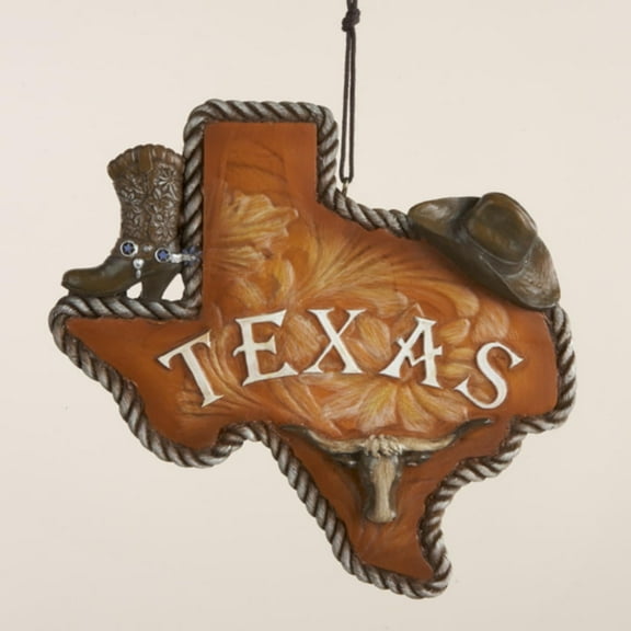 Kurt S. Adler Resin Texas Ornament