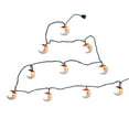 thumbnail image 1 of Kurt Adler 10-Light Santa Moon Face Christmas Light Set, 144-Inch – Multi-Colored Holiday Décor, 1 of 8