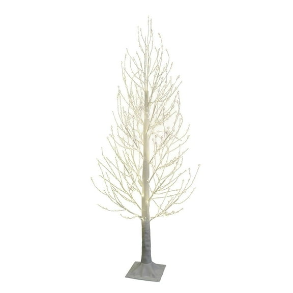 Kurt S. Adler Winter White Twig 900-Light Warm Fairy LED Tree, 5-Foot