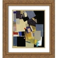 thumbnail image 1 of Kurt Schwitters 2x Matted 20x22 Gold Ornate Framed Art Print '(Elikan)', 1 of 2