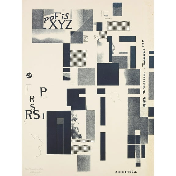 Kurt Schwitters Composite Dada Extra Large XL Wall Art Poster Print