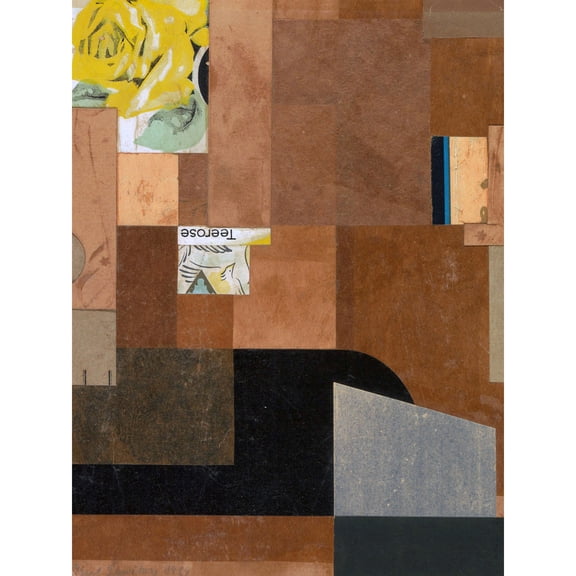 Kurt Schwitters Tea Rose Dada Geometric Painting Extra Large XL Wall Art Poster Print