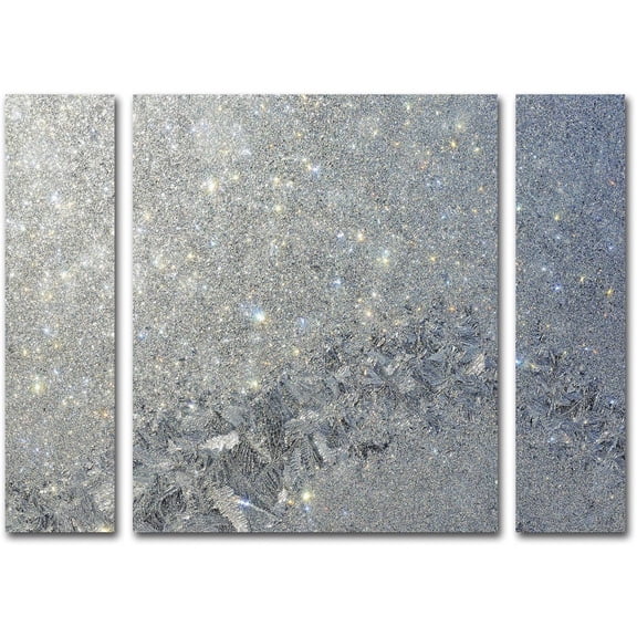 Kurt Shaffer "Frost Pattern Sun Stars" Multi Panel Art Set