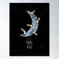 thumbnail image 1 of Kurt Vile Moon Poster Wall Art, Modern Wall Decor, 24x36 UNFRAMED, 1 of 3