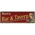 thumbnail image 1 of Kurt's Bar and Tavern Red Chic Sign Man Cave Decor Gift 6x18 106180002081, 1 of 1