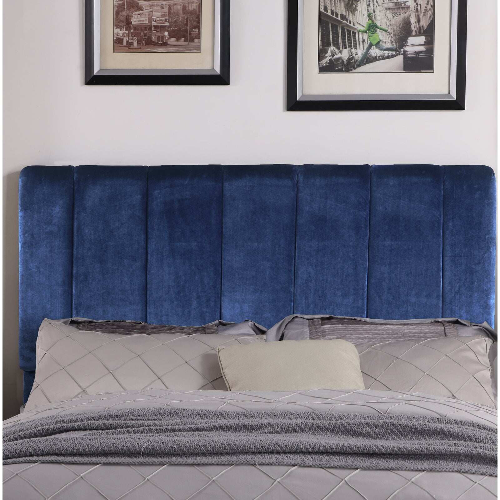 Kurth Upholstered Panel Headboard Mount Type Freestanding 53.25 H x 4 D