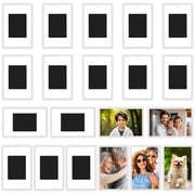 Kurtzy Blank Photo Frame Insert Fridge Magnets 20 Pack - for Photos 7 x 4.5cm 2.75 x 1.77 inches - Translucent Clear Acrylic Refrigerator Magnets for Small Photos - Gifts for Family & Friends