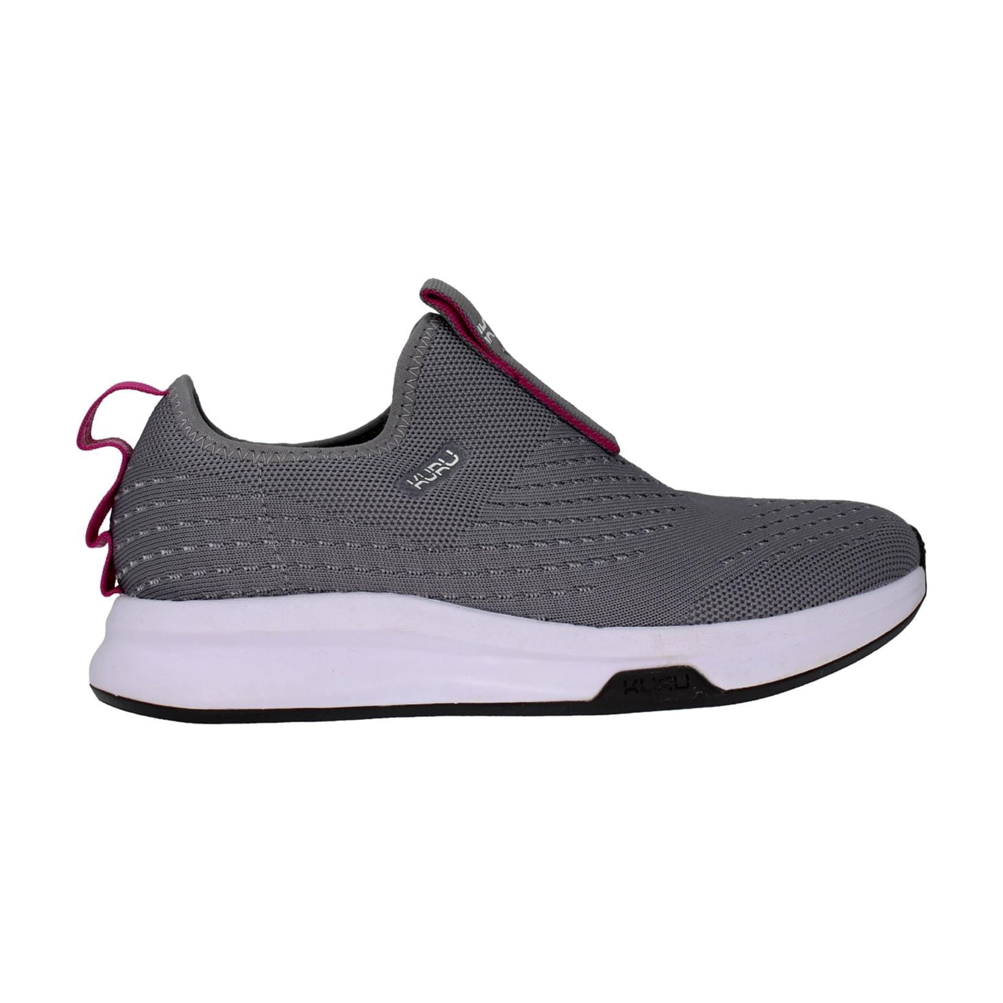 Kuru NWOB Women’s Atom Slip-On Gray Knit Athletic Shoes W/Pink Accents, Sz 8 Kuru Women main image 4