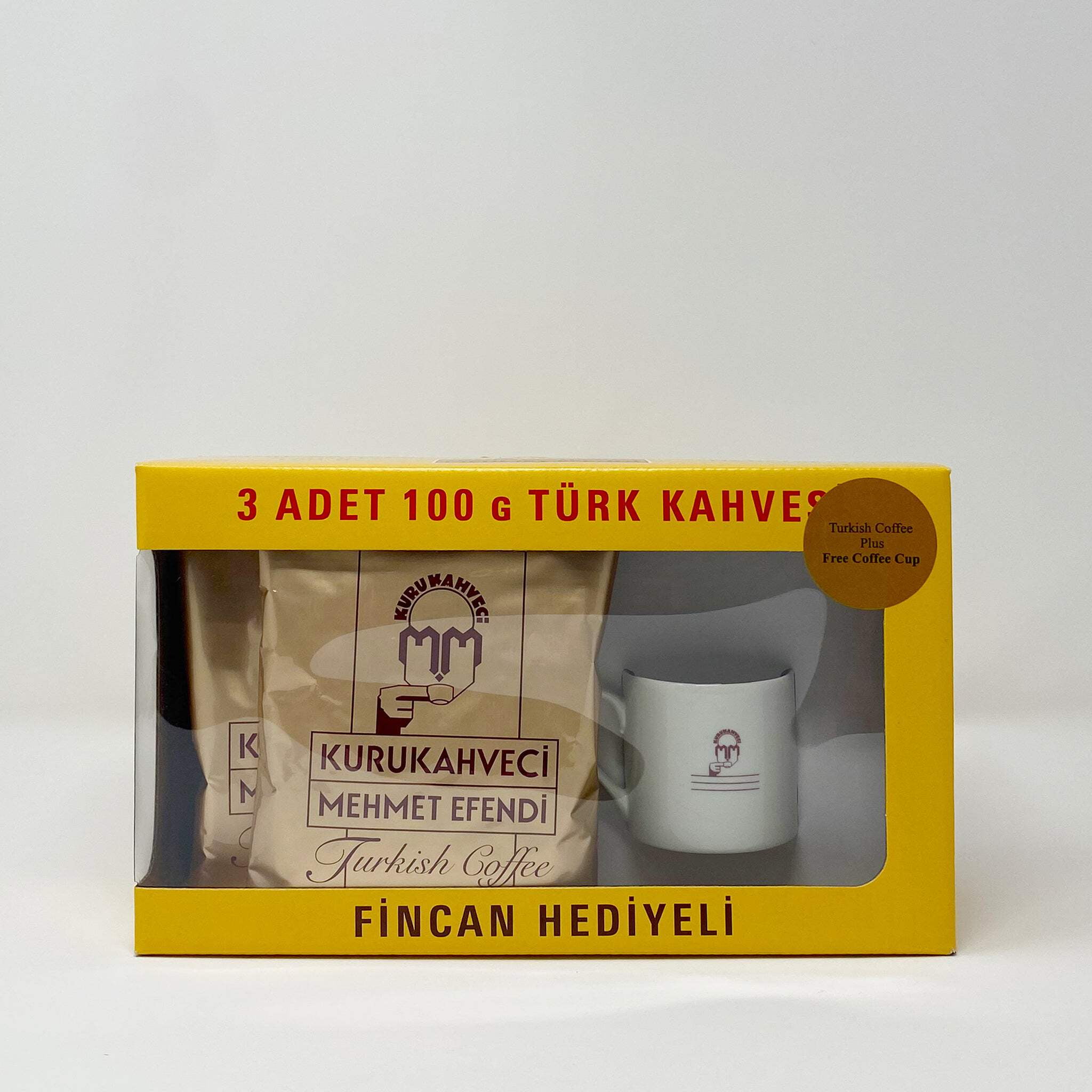 【新品】Kurukahveci Mehmet Efendi トルココーヒーセット Turkish Coffee Gift Set - Kurukahveci Mehmet Efendi Ground Coffee