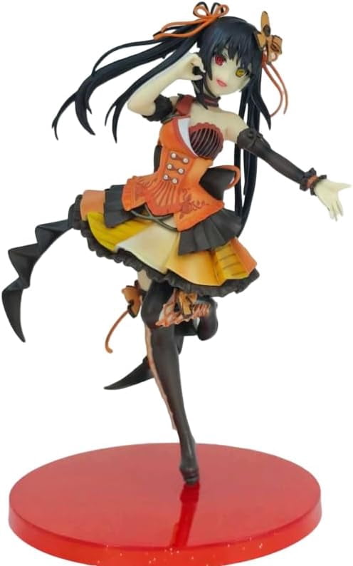 Kurumi Figure Cheongsam Dancing Tokisaki Kurumi Action Figures 24cm/9.4inch Characters PVC Handmade Collectible Souvenirs for Anime Fans Gifts
