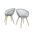 thumbnail image 1 of Kurv Chair Fashion Gray (Set of 2), 1 of 8