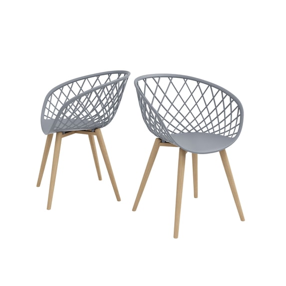 Kurv Chair Fashion Gray (Set of 2)