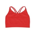 thumbnail image 1 of Kurve Girl’s Seamless Lightweight Stretchy Cross Back Sports Bra, 1 of 2