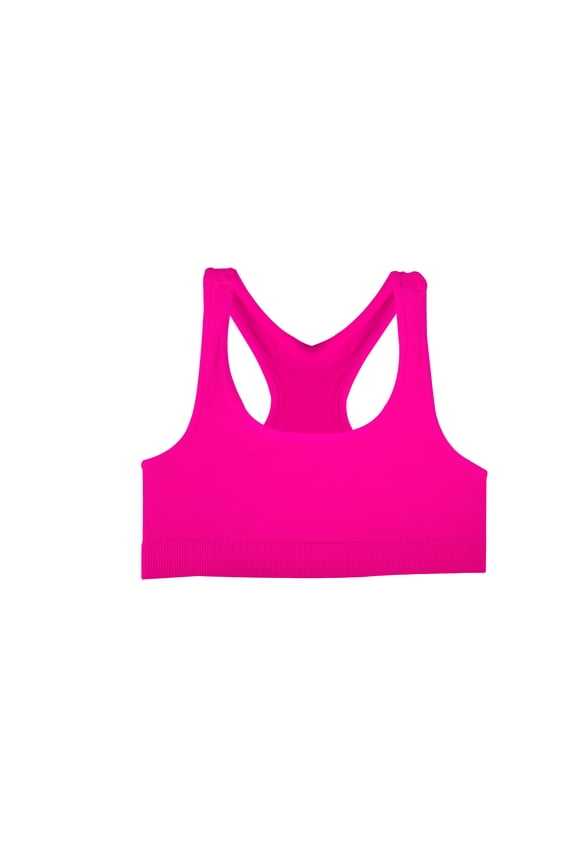 Girl’s Seamless Lightweight Stretchy Racerback Sports Bra