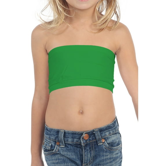 Kurve Girls' Seamless Tube Top Undershirts