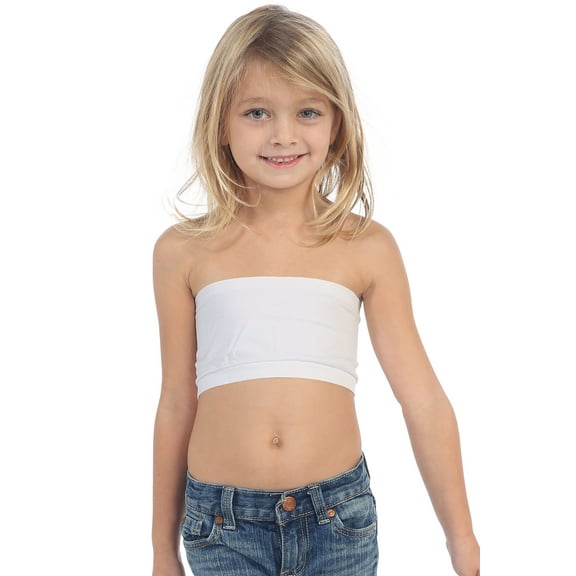 Kurve Girls' Seamless Tube Top Undershirts