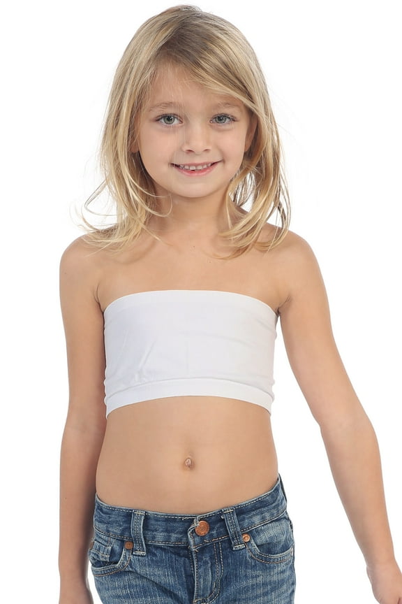 Girls' Seamless Tube Top Undershirts