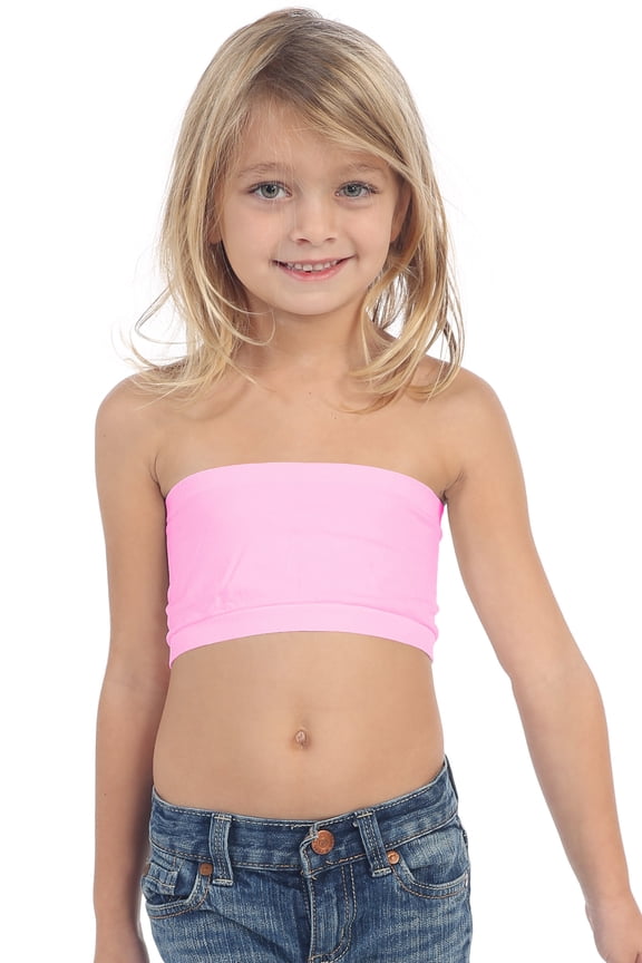 Girls' Seamless Tube Top Undershirts