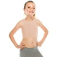 thumbnail image 1 of Kurve Premium Girls Seamless Supersoft Sleeveless Crop Tank Top - Stretchy Bra, UV UPF 50+ (Made in USA), 1 of 2