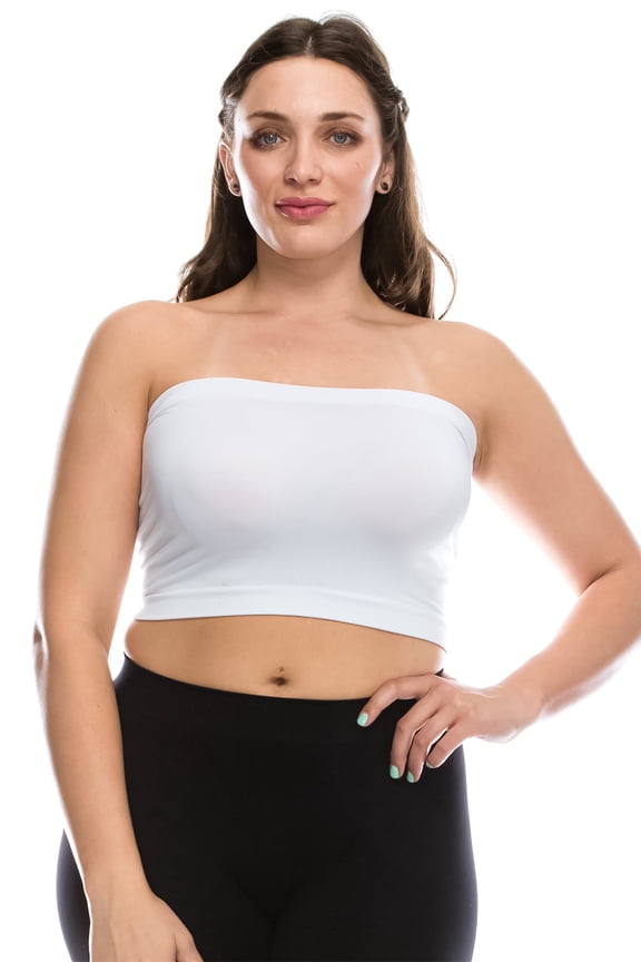Plus Size The Excellent Stretchy Tube Top, UV Protective Fabric UPF 50+ (Made With Love In The USA)