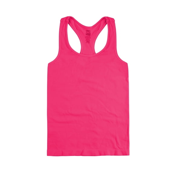 Kurve Premium Girls Seamless Supersoft Wide Strap Comfortable Racerback Tank Top for Kids, Dance Class, Yoga Class, Gymnastic Class, (Made with Love in The USA)