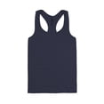 thumbnail image 1 of Kurve Premium Girls Seamless Supersoft Wide Strap Comfortable Racerback Tank Top for Kids, Dance Class, Yoga Class, Gymnastic Class, (Made with Love in The USA), 1 of 2