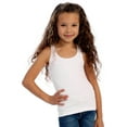 thumbnail image 1 of Kurve Premium Girls Seamless Supersoft Wide Strap Comfortable Racerback Tank Top for Kids, Dance Class, Yoga Class, Gymnastic Class, (Made with Love in The USA), 1 of 2
