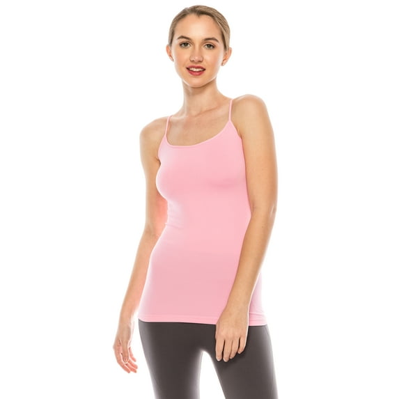 Kurve by Idea American Made Basic Seamless Cami, UV Protective Fabric UPF 50+ (Made with Love in The USA)