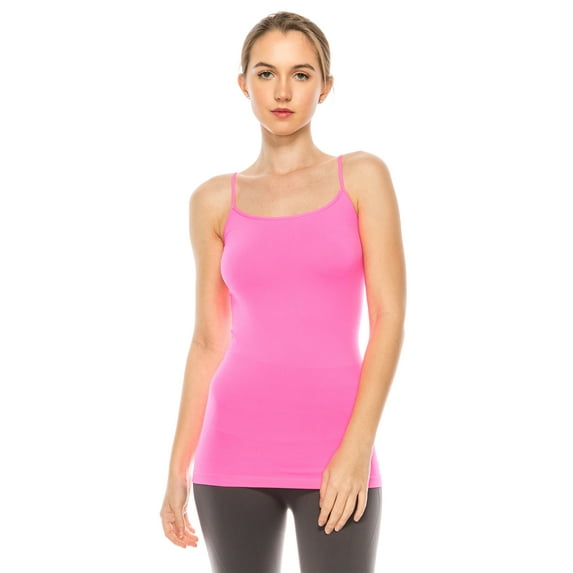 Kurve by Idea American Made Basic Seamless Cami, UV Protective Fabric UPF 50+ (Made with Love in The USA)