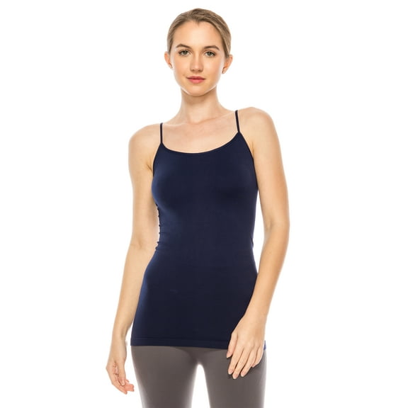 Kurve by Idea American Made Basic Seamless Cami, UV Protective Fabric UPF 50  (Made with Love in The USA)