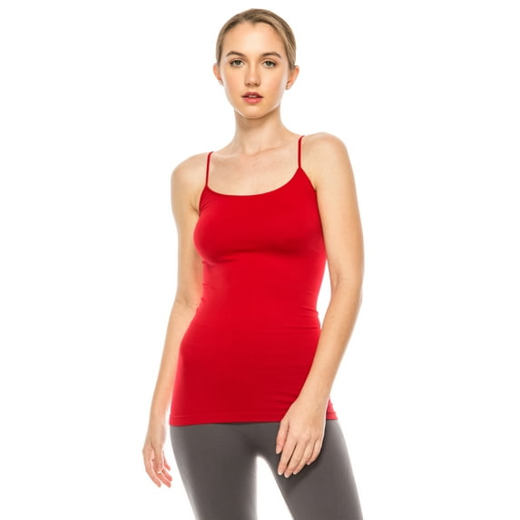 Kurve by Idea American Made Basic Seamless Cami, UV Protective Fabric UPF 50+ (Made with Love in The USA)